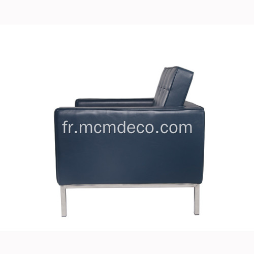 Canapé en cuir premium de mobilier moderne Florence Knoll